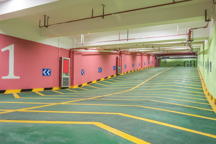 Foto grátis slope em um estacionamento