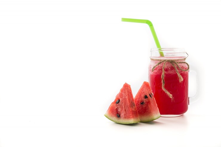Foto grátis smoothie de melancia