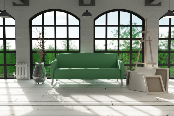 Foto grátis sofá em ambiente moderno apartamento