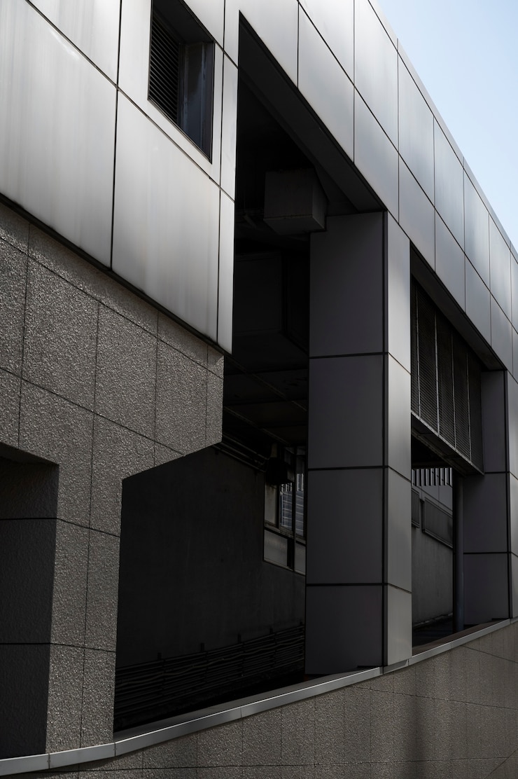 Foto grátis sombras abstratas do edifício da cidade