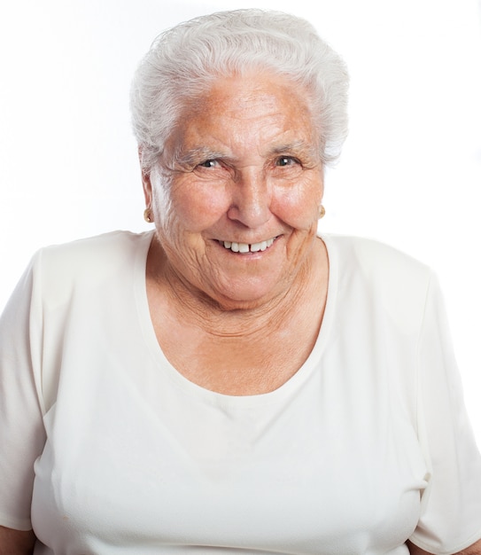 Foto grátis sorriso sênior da mulher