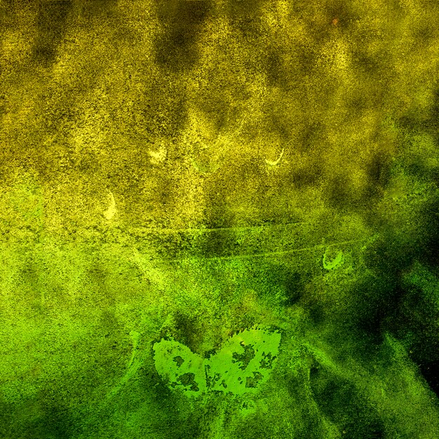 Splatted amarelo e verde pó de holi