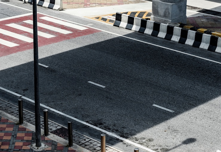Foto grátis street view com uma passadeira