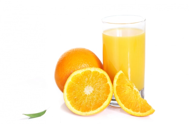 Suco de laranja fresco