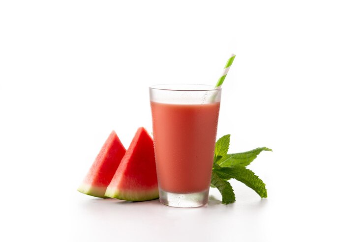 Foto grátis suco de melancia fresco
