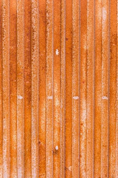 Foto grátis superfície de metal revestida de ferrugem com linhas