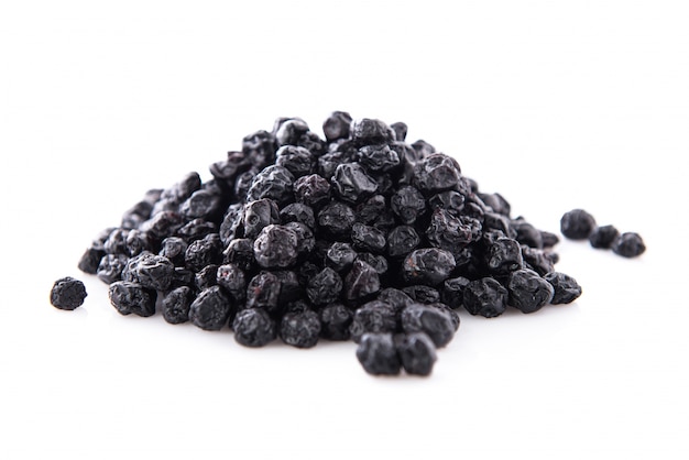 Sweet blueberry preto desidratado