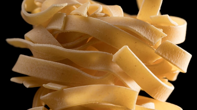 Tagliatelle em close-up