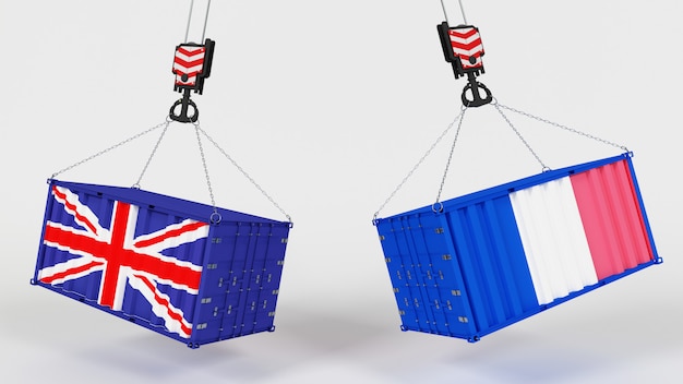 Tarrifs de importação do comércio do Reino Unido