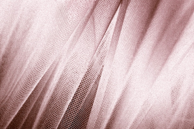 Tecido de seda ouro rosa com textura de pele de cobra
