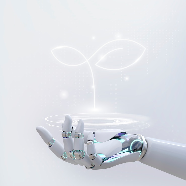 Foto grátis tecnologia de agricultura inteligente, design 3d genético de vida ogm
