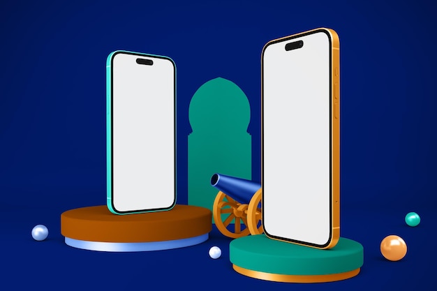 Telefones Ramadan 14 Pro lado direito