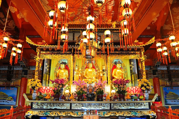 Foto grátis templo chinês