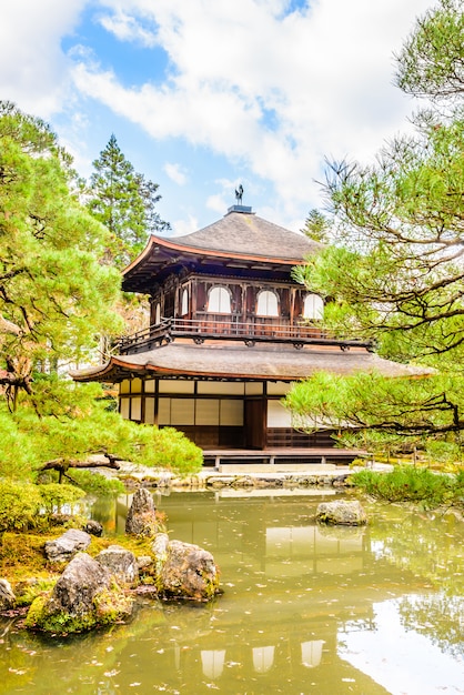 Foto grátis templo de ginkakuji