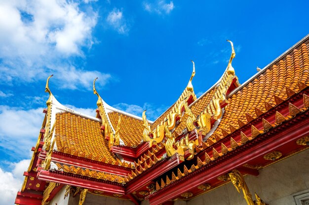 Templo de mármore em Bangkok, Tailândia.