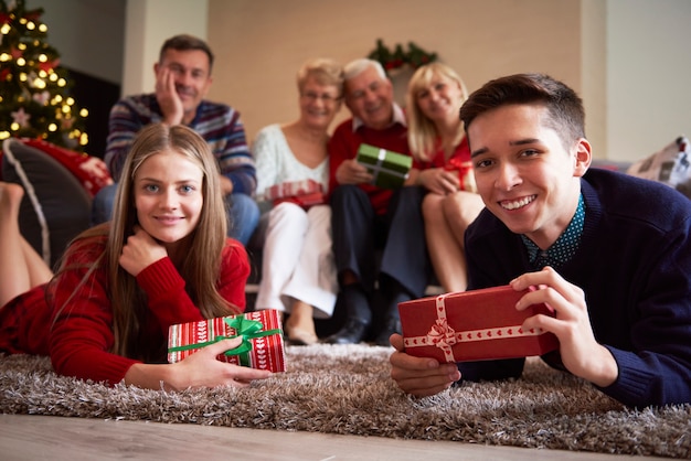 Tempo de natal com nossa familia