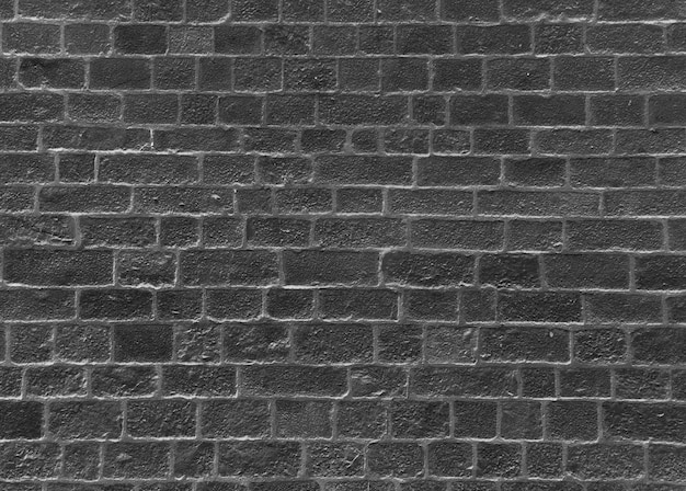 Teste padrão da parede de tijolo cinzenta envelhecida