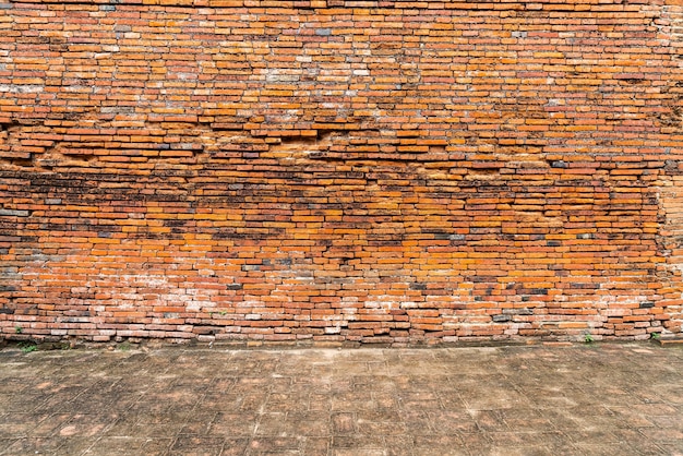 Textura da parede de tijolos para o fundo