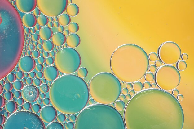 Textura de bolhas multicoloridas abstrata