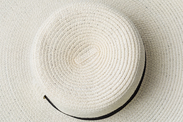 Textura de chapéu de verão