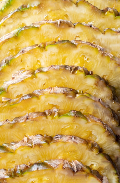 Textura de close-up de abacaxi