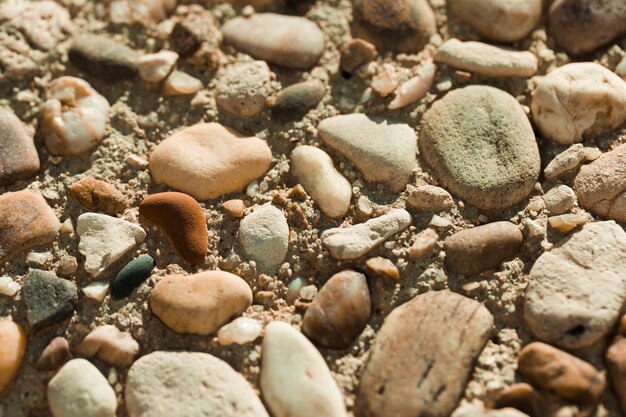 Textura de close-up de pedras