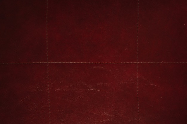 Textura de couro vermelho