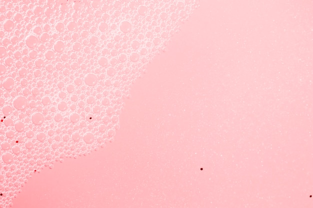 Textura de espuma rosa