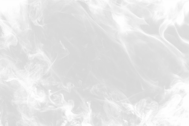 Textura de fundo de fumaça, desenho abstrato branco