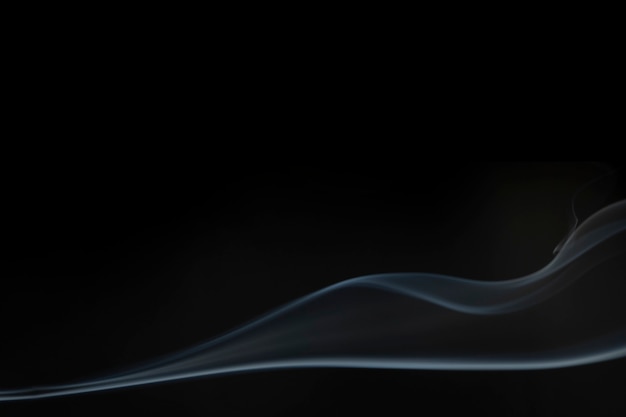 Textura de fundo de fumaça, desenho abstrato preto