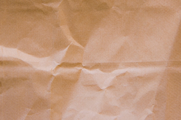 Textura de papelão enrugada