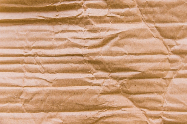 Textura de papelão enrugada
