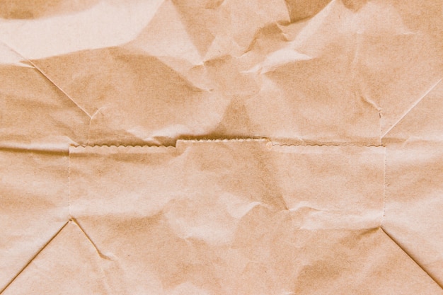 Textura de papelão enrugada