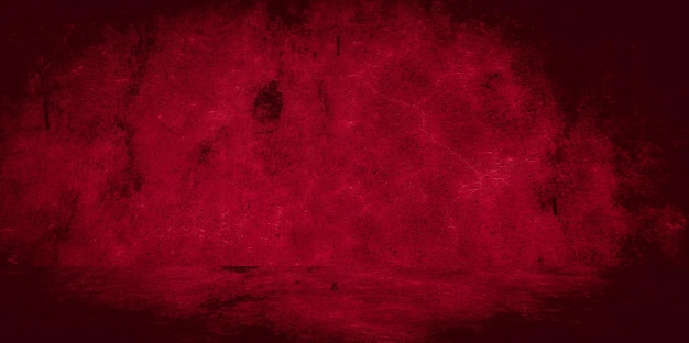 Textura de parede antiga cimento preto fundo vermelho abstrato design de cor escura é leve com fundo gradiente branco
