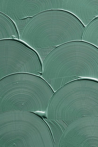 Textura de pincelada curva verde