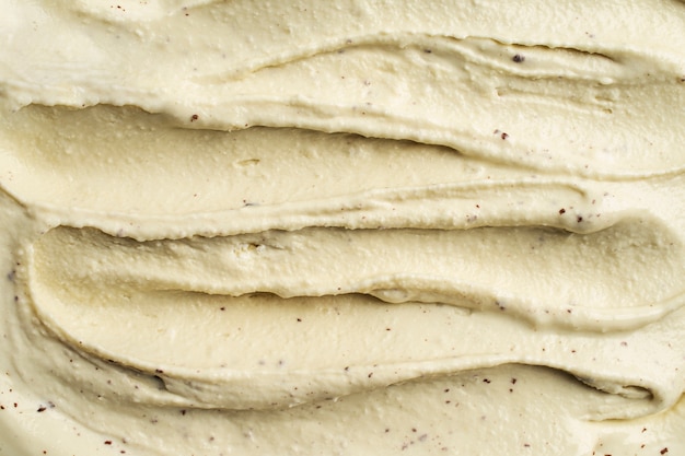 Textura de sorvete de baunilha
