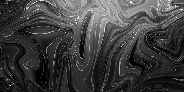 Textura de tinta de mármore preto acrílica pintada padrão de fundo de textura de ondas pode ser usado para papel de parede ou telha de parede de pele luxuosa