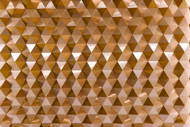 Textura geométrica 3D em cobre