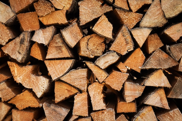 Textura ou fundo bonito. Corte a textura do tronco de madeira. Coto de madeira ou pilha.
