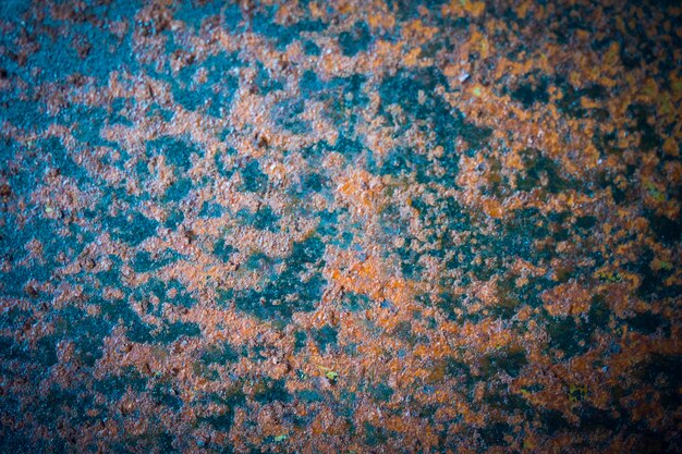 Texturas e superfície oxidadas velhas do metal