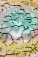 Foto grátis texturizado de espuma colorida e pintura de fundo