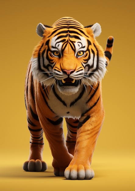 Modelo De Tigre 3d. PNG Imagens Gratuitas Para Download - Lovepik