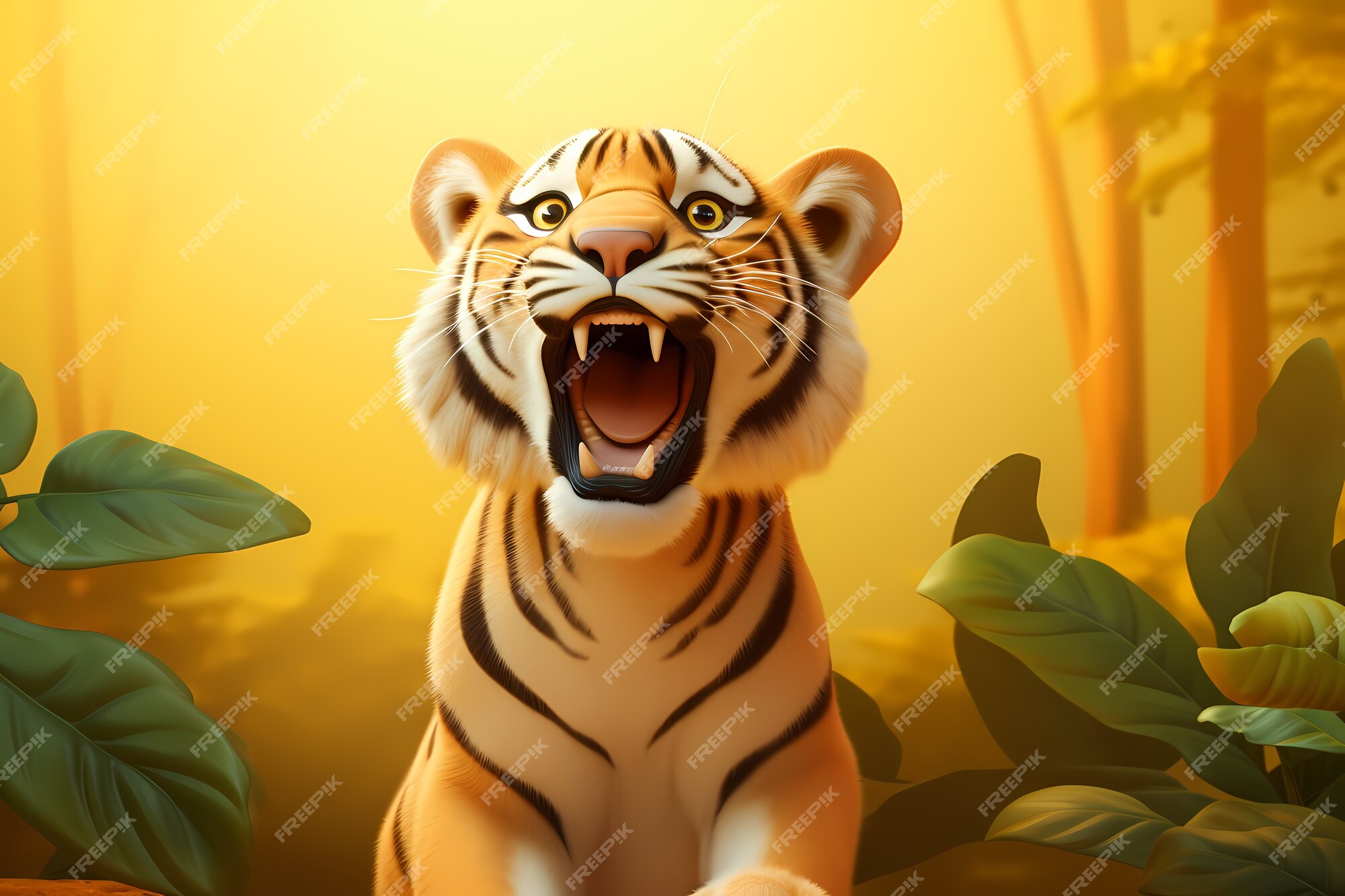 Página 8  Tigre 3d Imagens – Download Grátis no Freepik