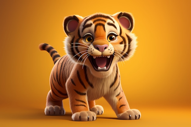 Modelo De Tigre 3d. PNG Imagens Gratuitas Para Download - Lovepik