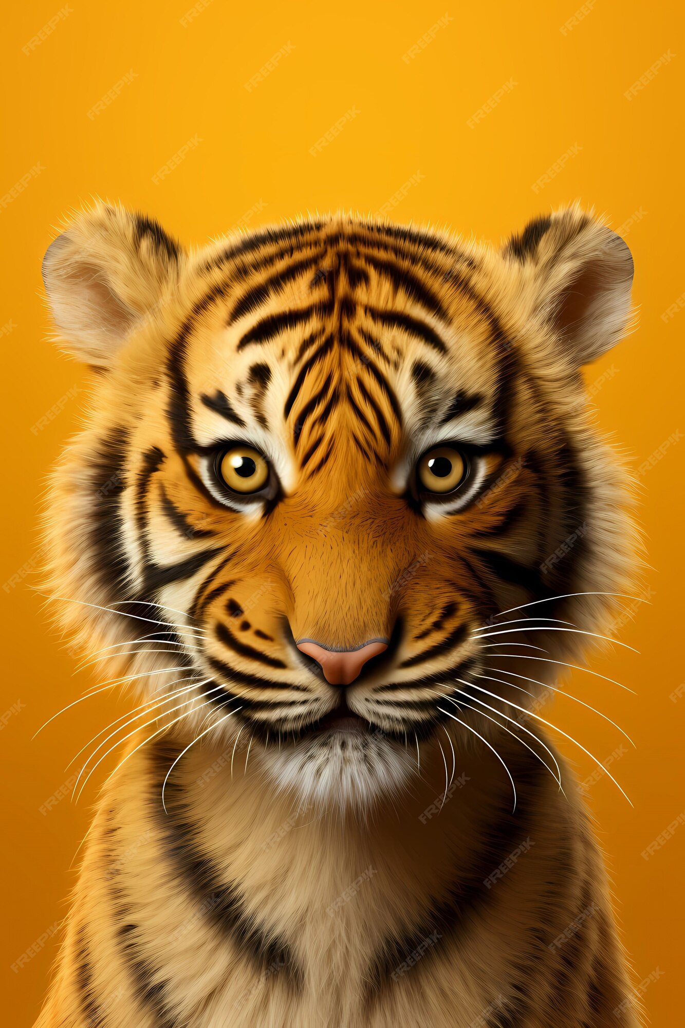 Tigre Bravo Hiper Realista Corpo Inteiro Fundo Branco PNG , 3d, Tigre,  Animal PNG Imagem para download gratuito