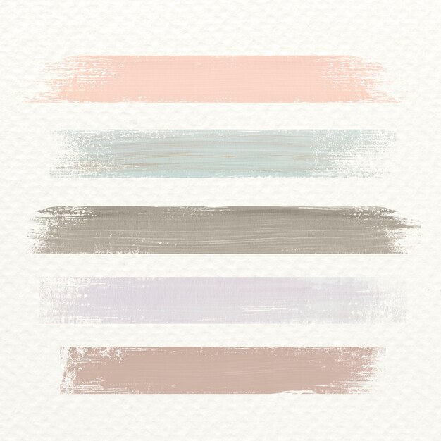 Tinta de pincel acrílico pastel