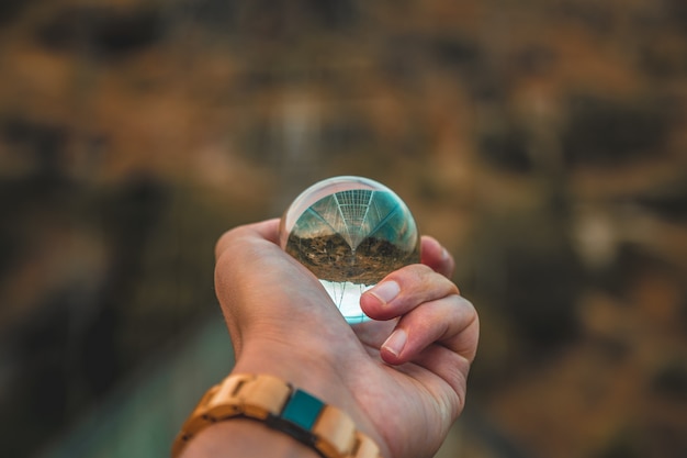 Foto grátis tiro bola de cristal