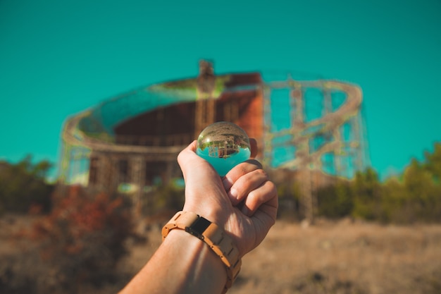 Foto grátis tiro bola de cristal