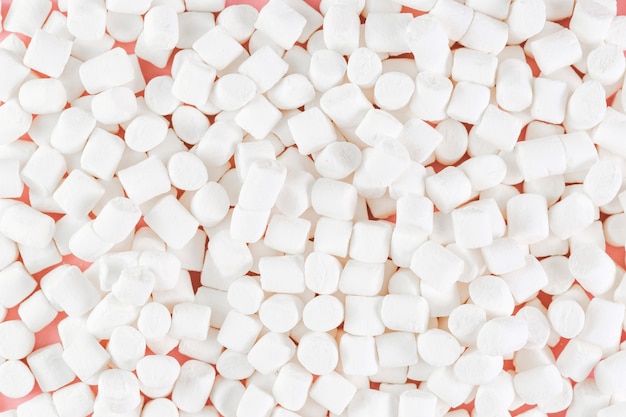 Foto grátis tiro de quadro completo de muitos marshmallows brancos
