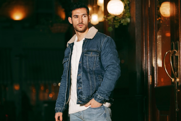 Foto grátis tiro médio homem posando ao ar livre